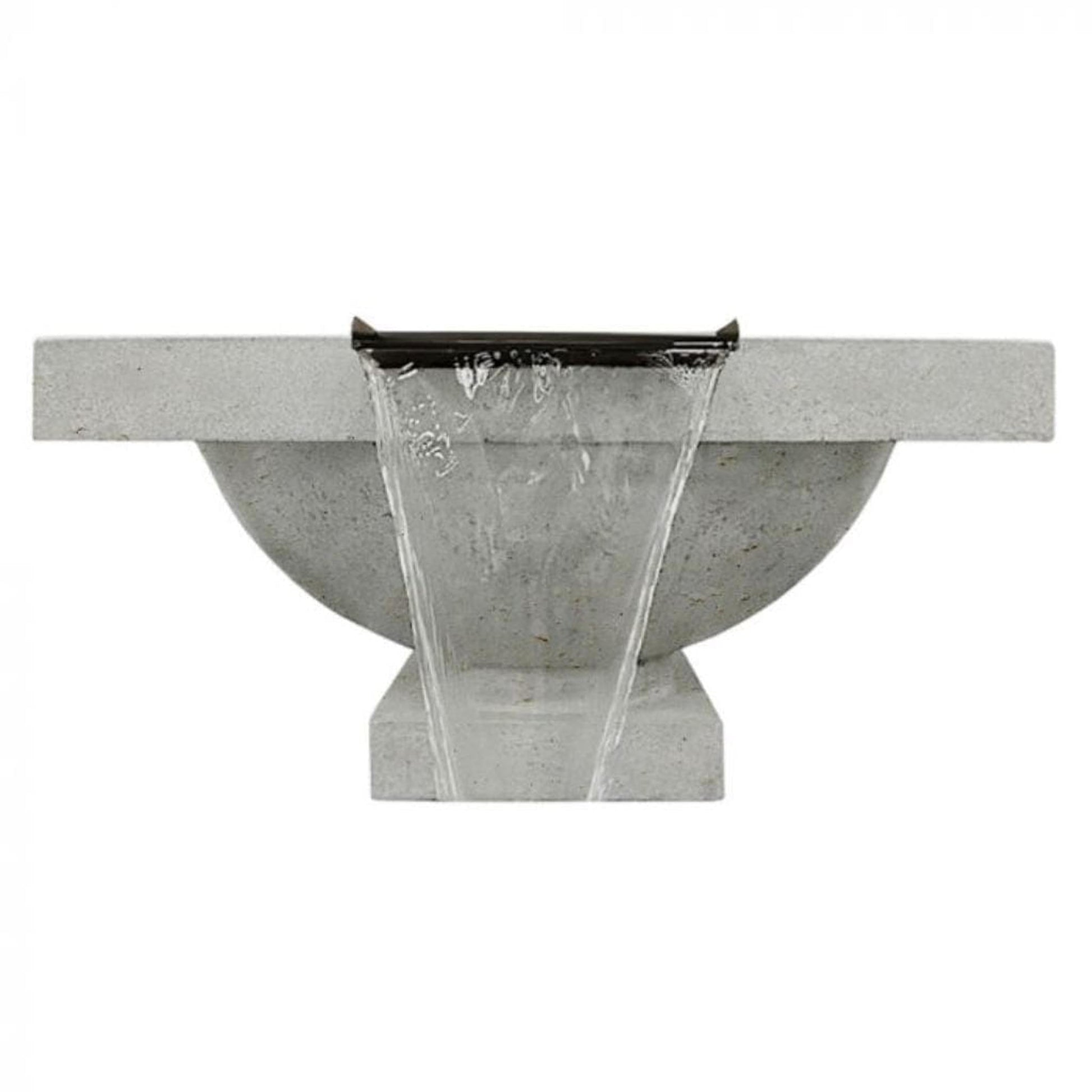 Prism Hardscapes Ibiza 31" Natural Match-Lit Natural Gas Fire Pit & Water Bowl