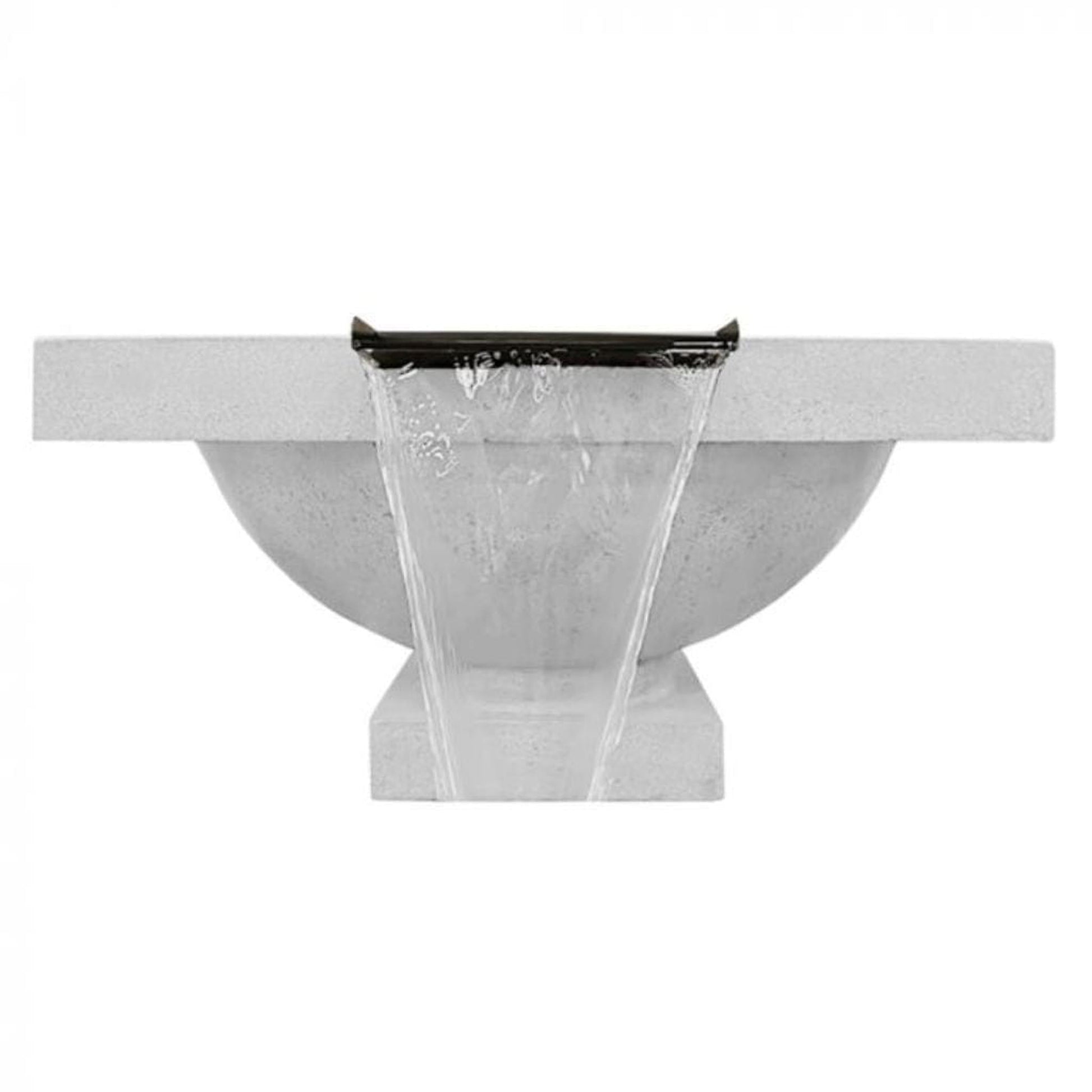Prism Hardscapes Ibiza 31" Ultra White Match-Lit Liquid Propane Fire Pit & Water Bowl