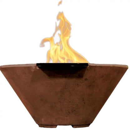 Prism Hardscapes 32" Verona Round Concrete Gas Fire Pit Bowl