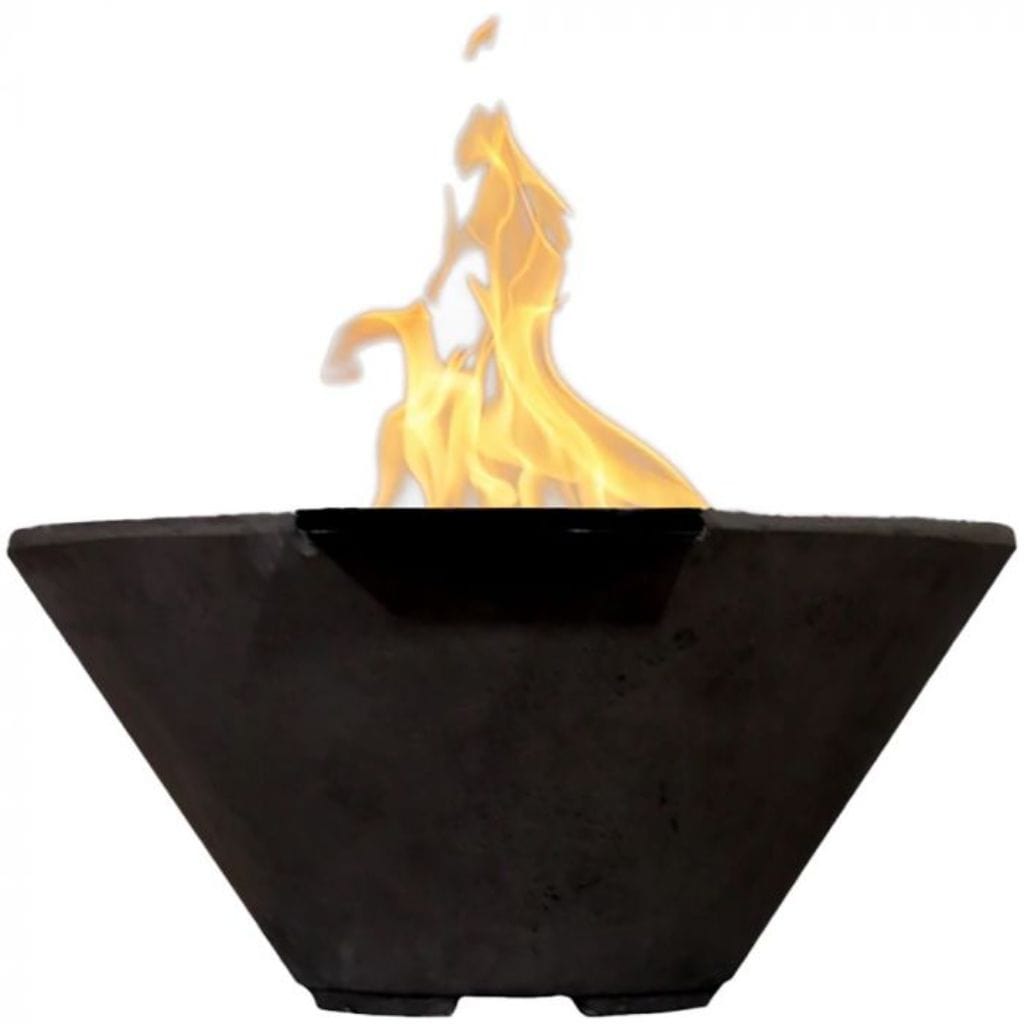 Prism Hardscapes 32" Verona Round Concrete Gas Fire Pit Bowl