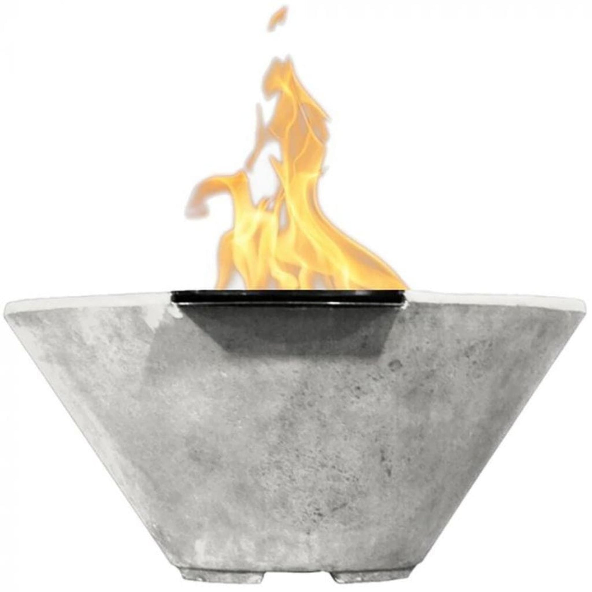Prism Hardscapes Verona 32" Ultra White Match-Lit Liquid Propane Fire Bowl