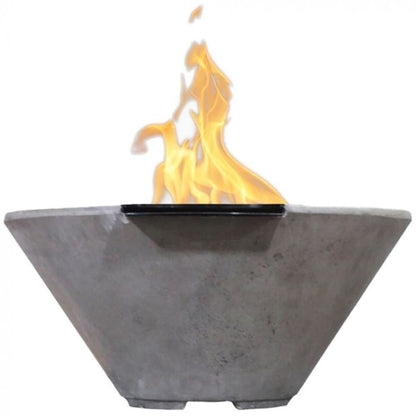 Prism Hardscapes 32" Verona Round Concrete Gas Fire Pit Bowl