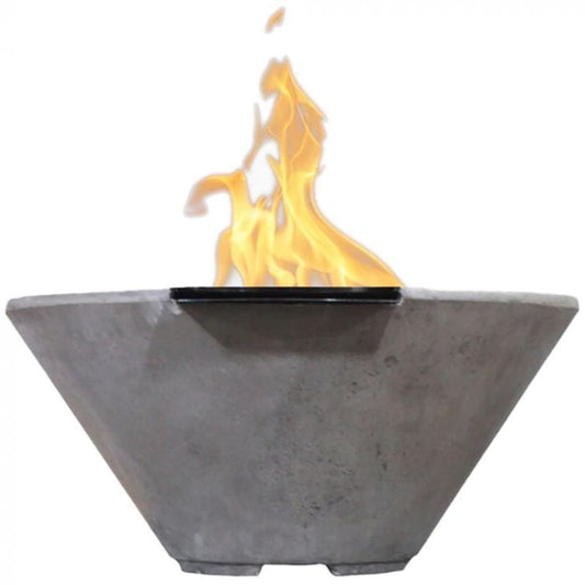 Prism Hardscapes 32" Verona Round Concrete Gas Fire Pit Bowl