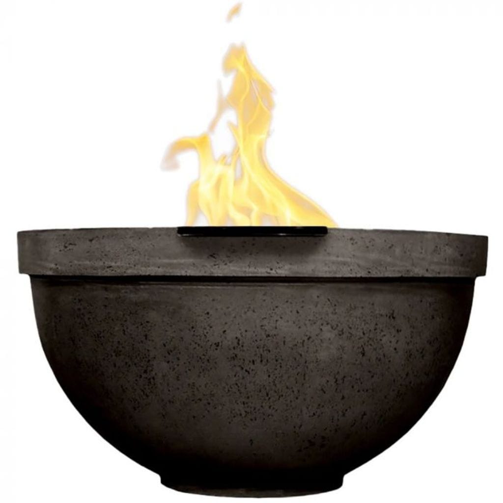 Prism Hardscapes 33" Sorrento Round Concrete Gas Fire Pit Bowl