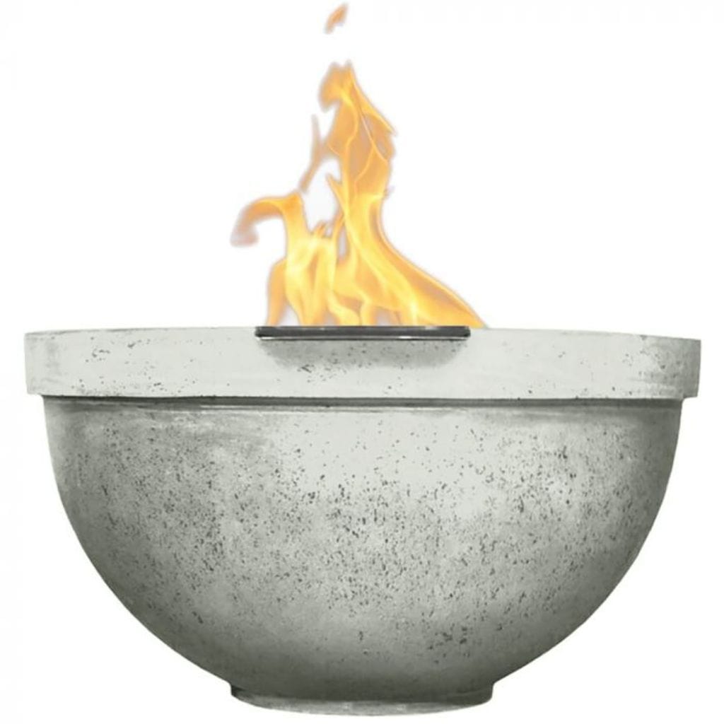 Prism Hardscapes 33" Sorrento Round Concrete Gas Fire Pit Bowl