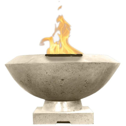 Prism Hardscapes 33" Toscano Round Concrete Gas Fire Pit Bowl