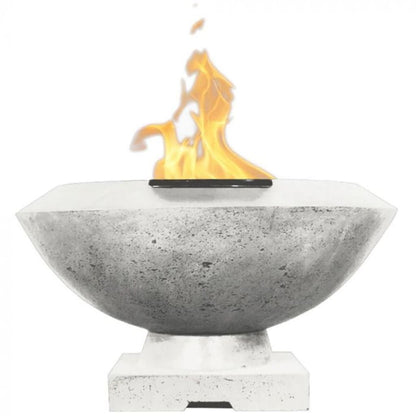 Prism Hardscapes 33" Toscano Round Concrete Gas Fire Pit Bowl