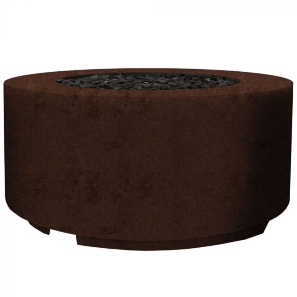 Prism Hardscapes 36" Cilindro Round Concrete Gas Fire Pit Bowl