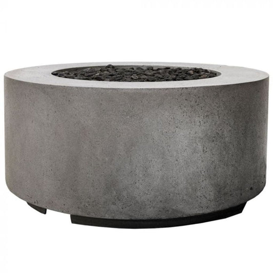 Prism Hardscapes 36" Cilindro Round Concrete Gas Fire Pit Bowl