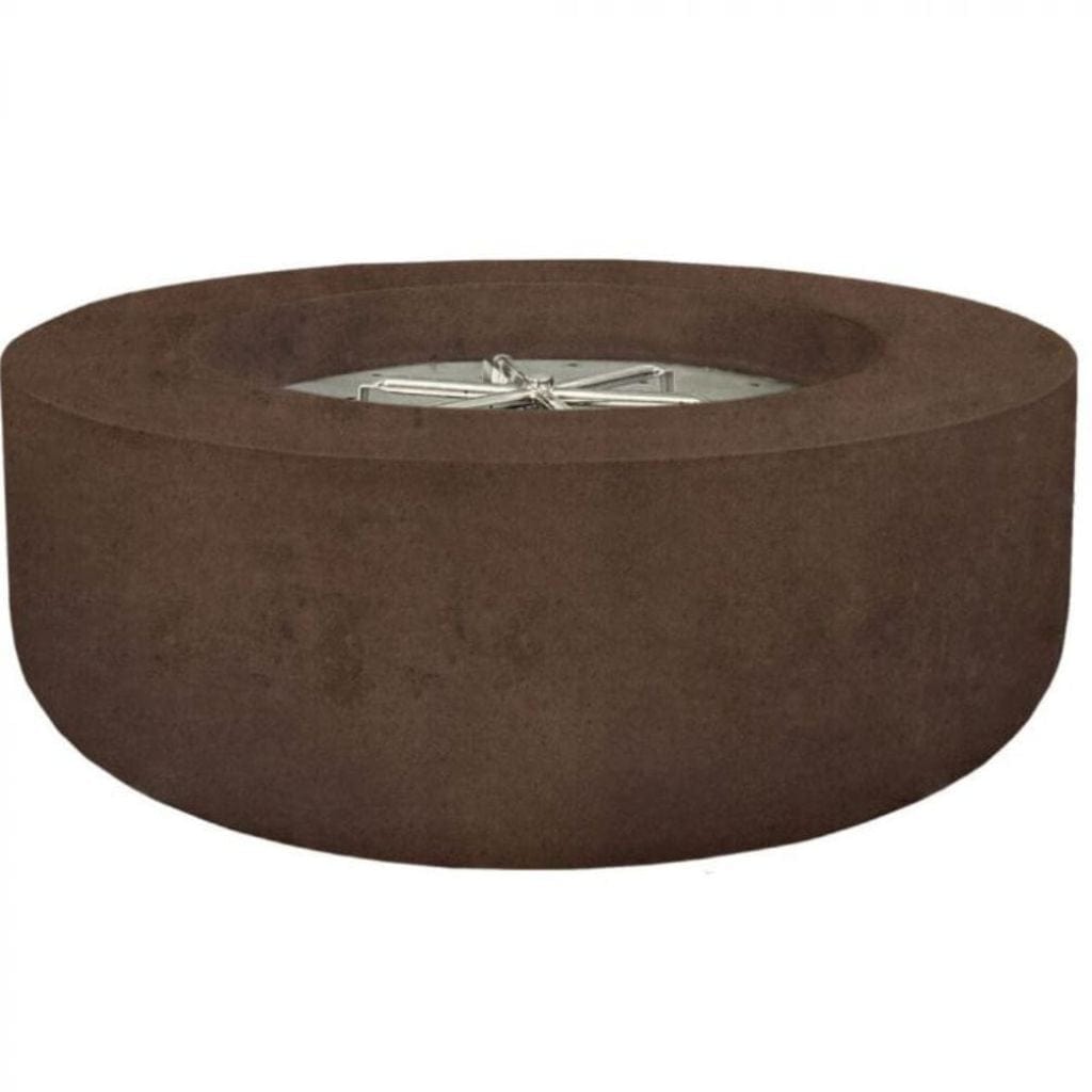 Prism Hardscapes 36" Curva Round Concrete Gas Fire Pit Bowl