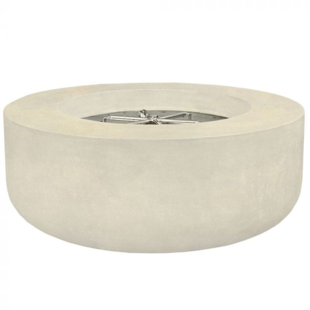 Prism Hardscapes 36" Curva Round Concrete Gas Fire Pit Bowl