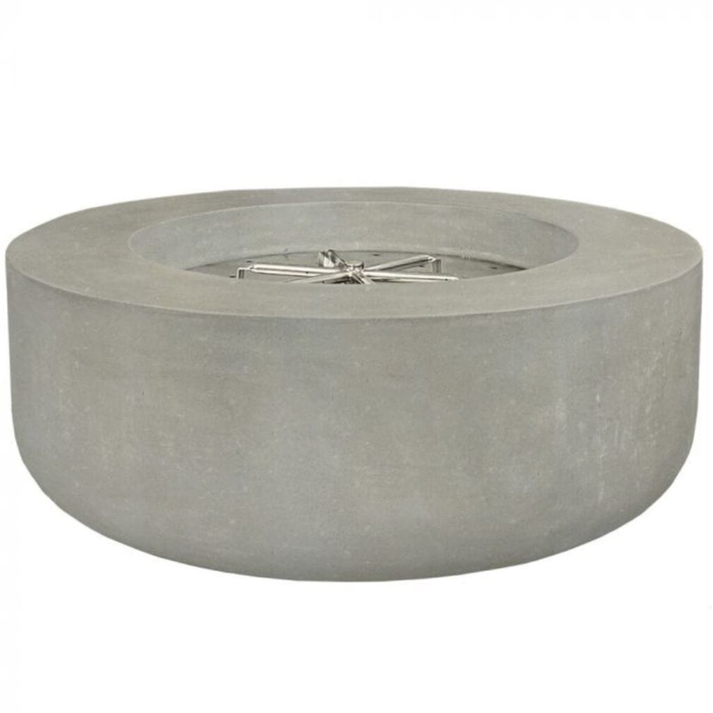 Prism Hardscapes 36" Curva Round Concrete Gas Fire Pit Bowl