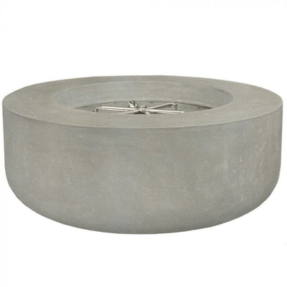 Prism Hardscapes 36" Curva Round Concrete Gas Fire Pit Bowl