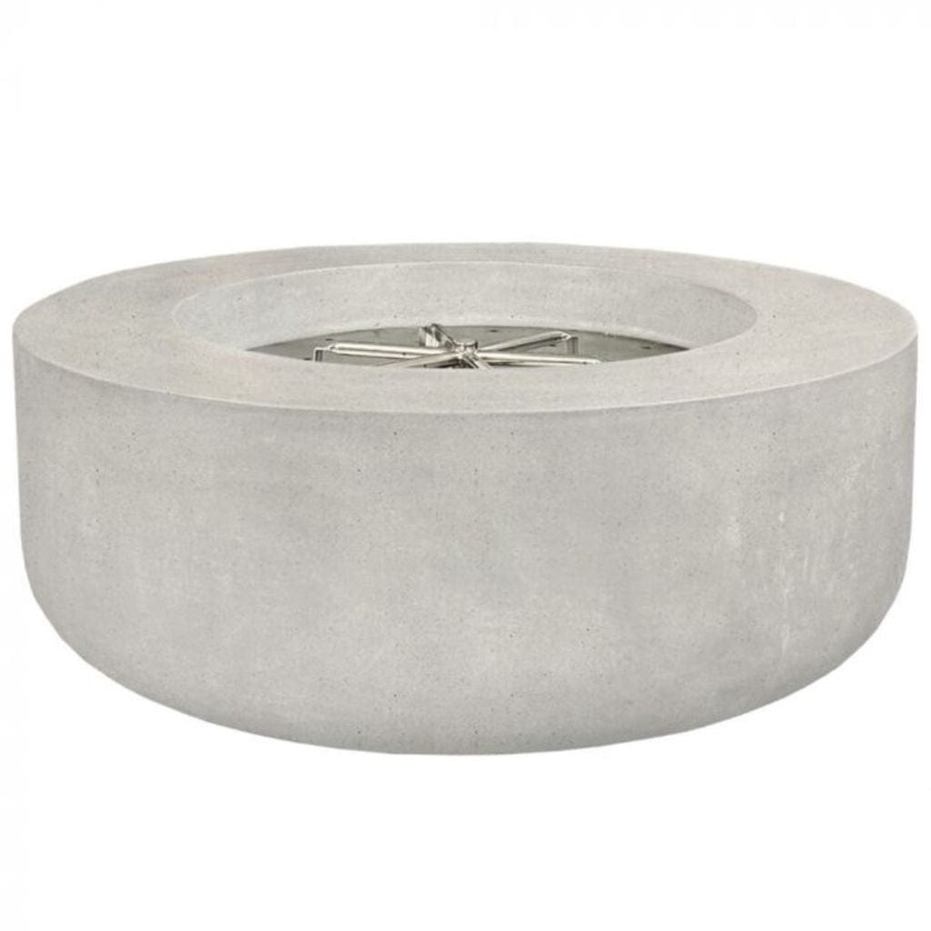 Prism Hardscapes 36" Curva Round Concrete Gas Fire Pit Bowl