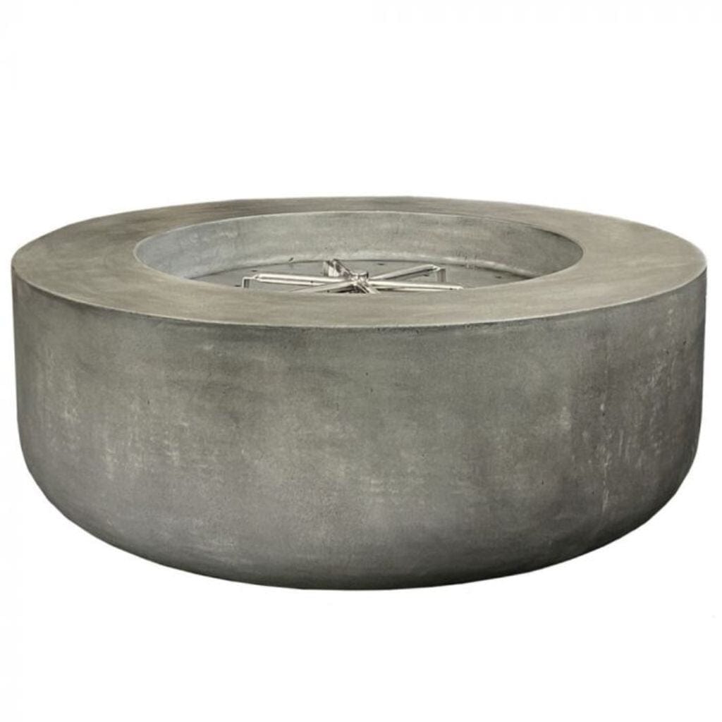 Prism Hardscapes 36" Curva Round Concrete Gas Fire Pit Bowl