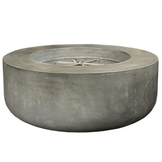 Prism Hardscapes 36" Curva Round Concrete Gas Fire Pit Bowl