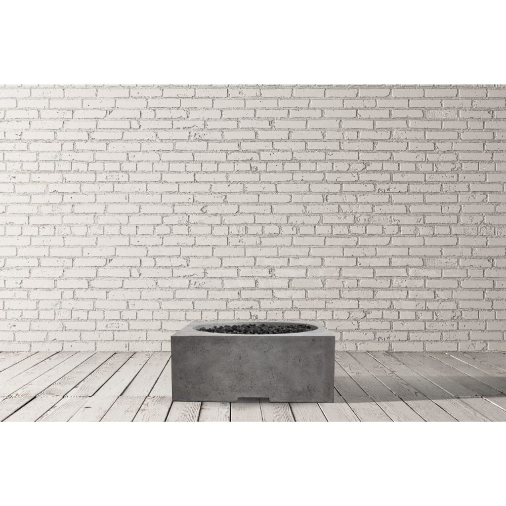 Prism Hardscapes 39" Piazza Concrete Gas Fire Pit Table