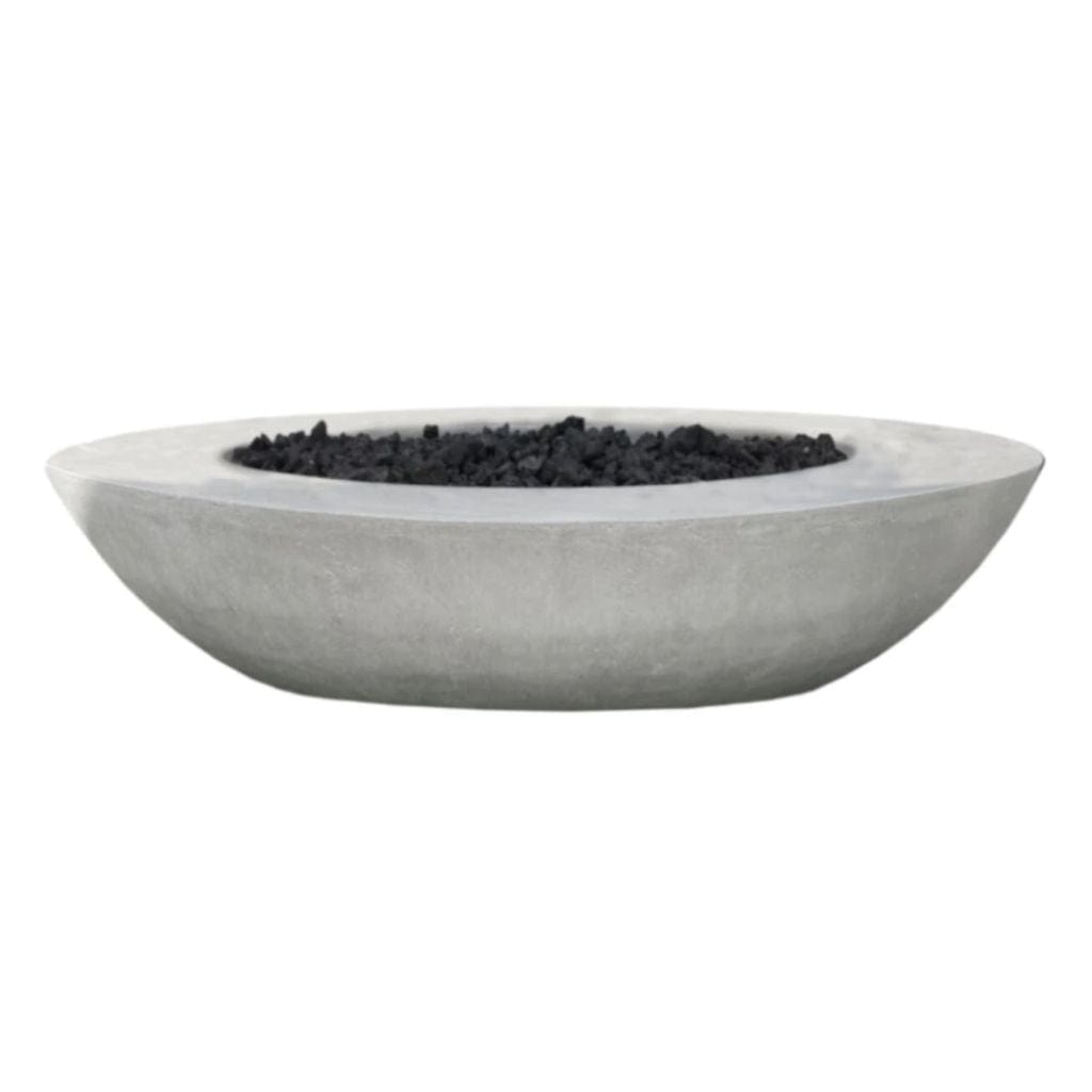 Prism Hardscapes 45" Ovale Concrete Gas Fire Pit Bowl