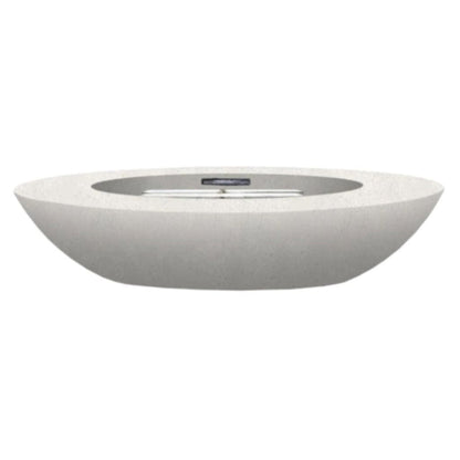 Prism Hardscapes 45" Ovale Concrete Gas Fire Pit Bowl