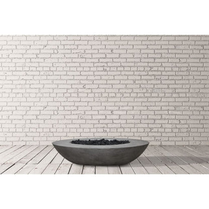 Prism Hardscapes 45" Ovale Concrete Gas Fire Pit Bowl