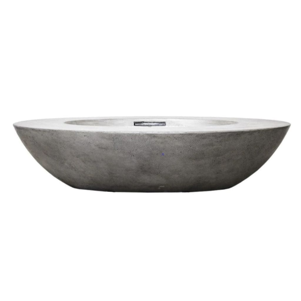 Prism Hardscapes 45" Ovale Concrete Gas Fire Pit Bowl