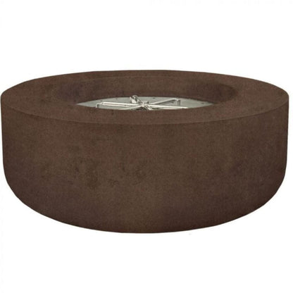 Prism Hardscapes 48" Curva Round Concrete Gas Fire Pit Bowl