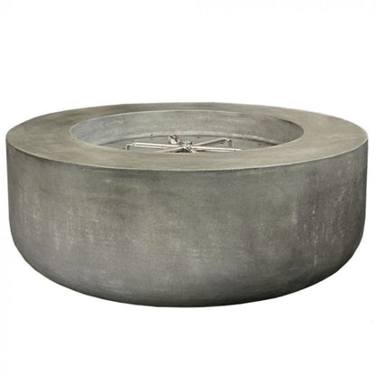 Prism Hardscapes 48" Curva Round Concrete Gas Fire Pit Bowl