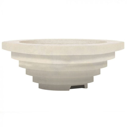 Prism Hardscapes 48" Triton Round Concrete Gas Fire Pit Bowl