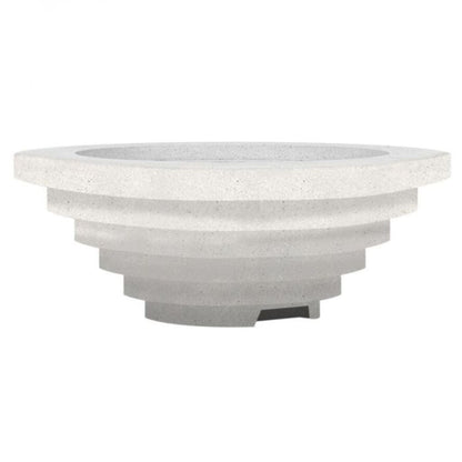 Prism Hardscapes 48" Triton Round Concrete Gas Fire Pit Bowl