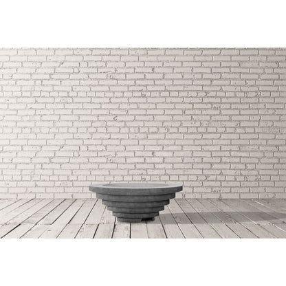 Prism Hardscapes 48" Triton Round Concrete Gas Fire Pit Bowl