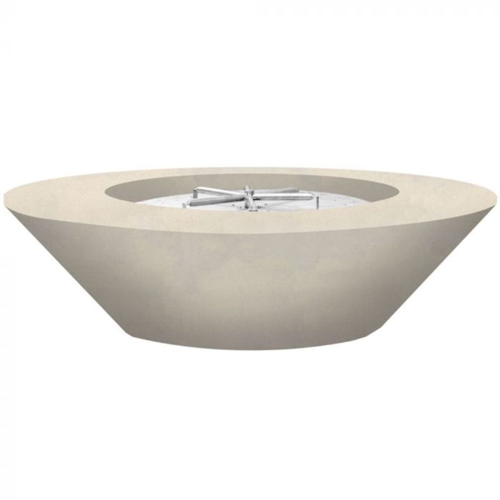 Prism Hardscapes 60" Embarcadero 60 Round Concrete Gas Fire Pit Bowl