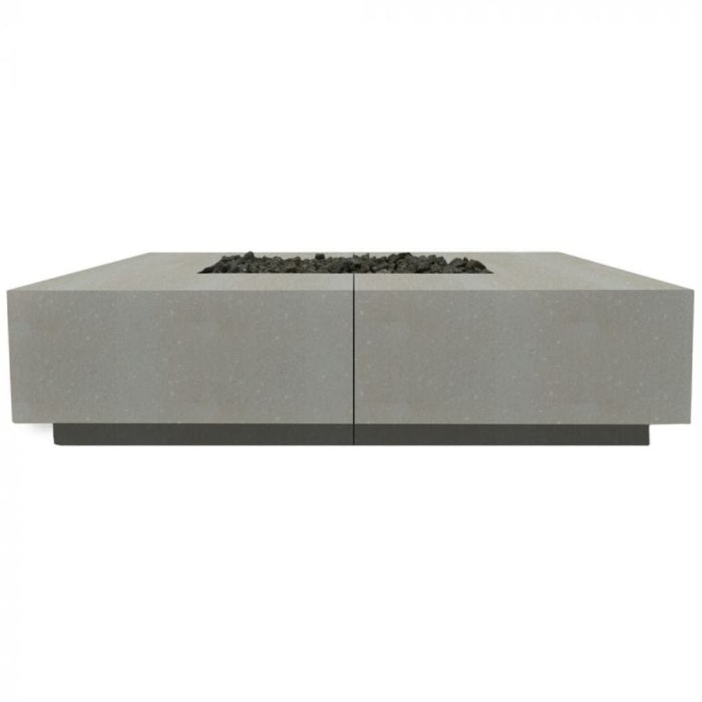 Prism Hardscapes 72" Largo 72 Concrete Gas Fire Pit Table