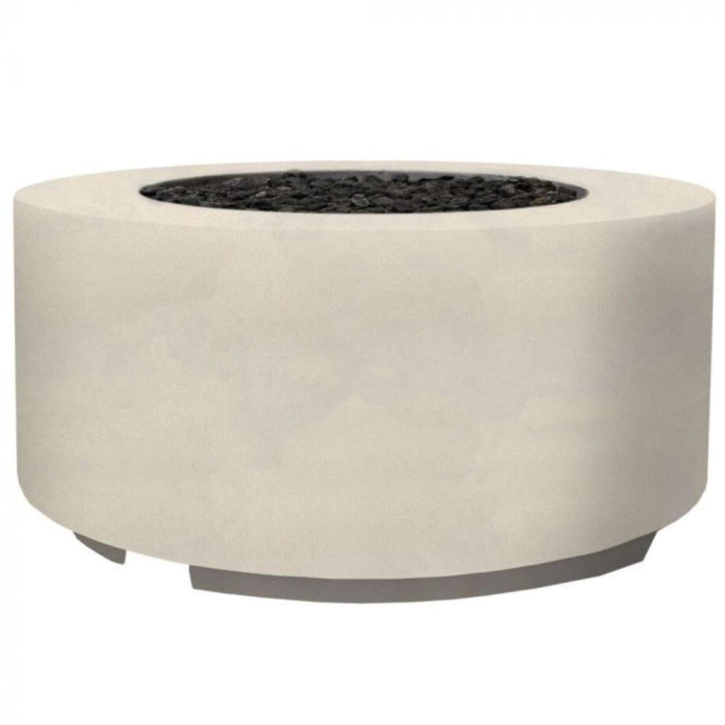 Prism Hardscapes Cilindro 36" Coastal Round Glass Fiber Reinforced Cement Liquid Propane Fire Pit Bowl