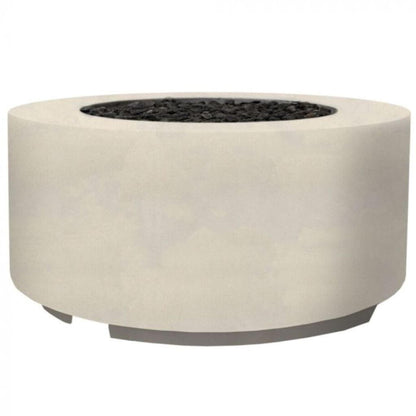 Prism Hardscapes Cilindro 36" Coastal Round Glass Fiber Reinforced Cement Liquid Propane Fire Pit Bowl