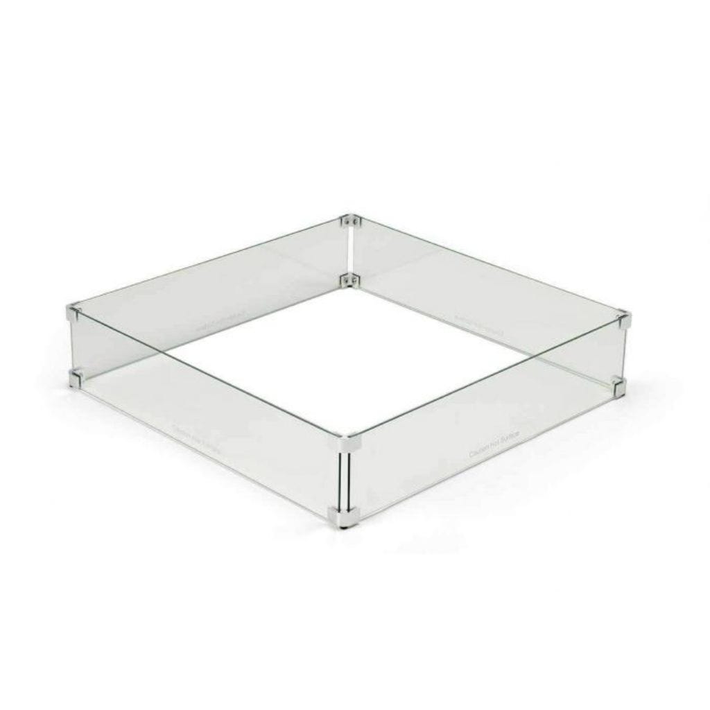 Prism Hardscapes Clear Glass Wind Guard for Tavola 3 Gas Fire Pit