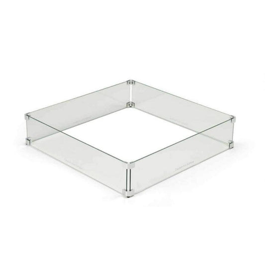 Prism Hardscapes Clear Glass Wind Guard for Tavola 3 Gas Fire Pit