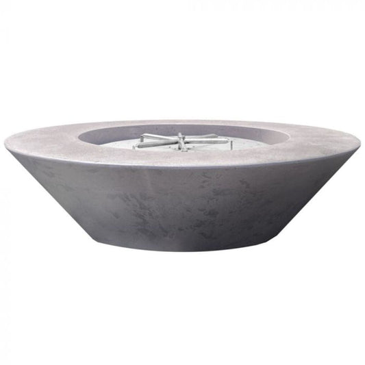 Prism Hardscapes Embarcadero 60 60" Natural Round Concrete Natural Gas Fire Pit Bowl