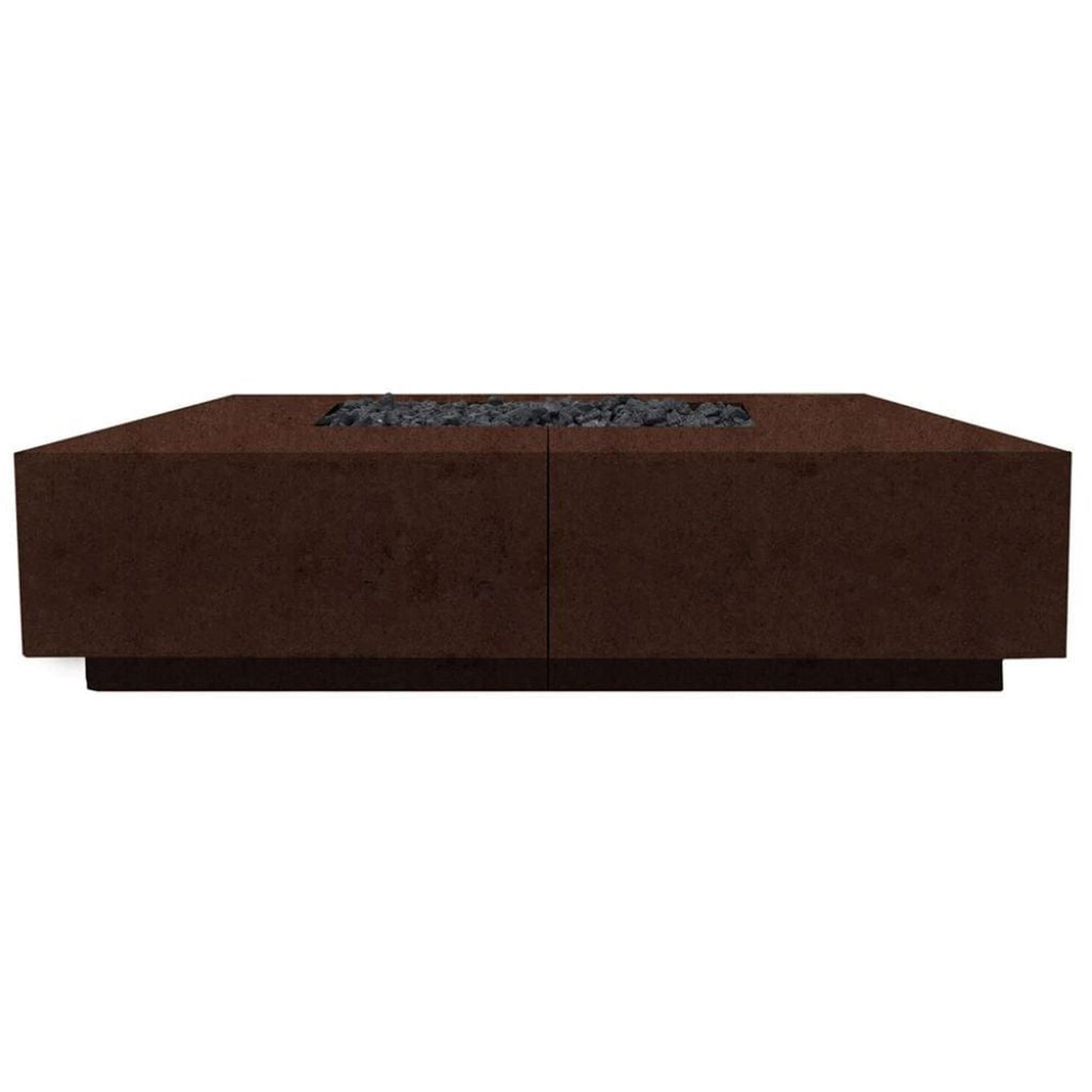 Prism Hardscapes Largo 72" Café Glass Fiber Reinforced Cement Natural Gas Fire Pit Bowl