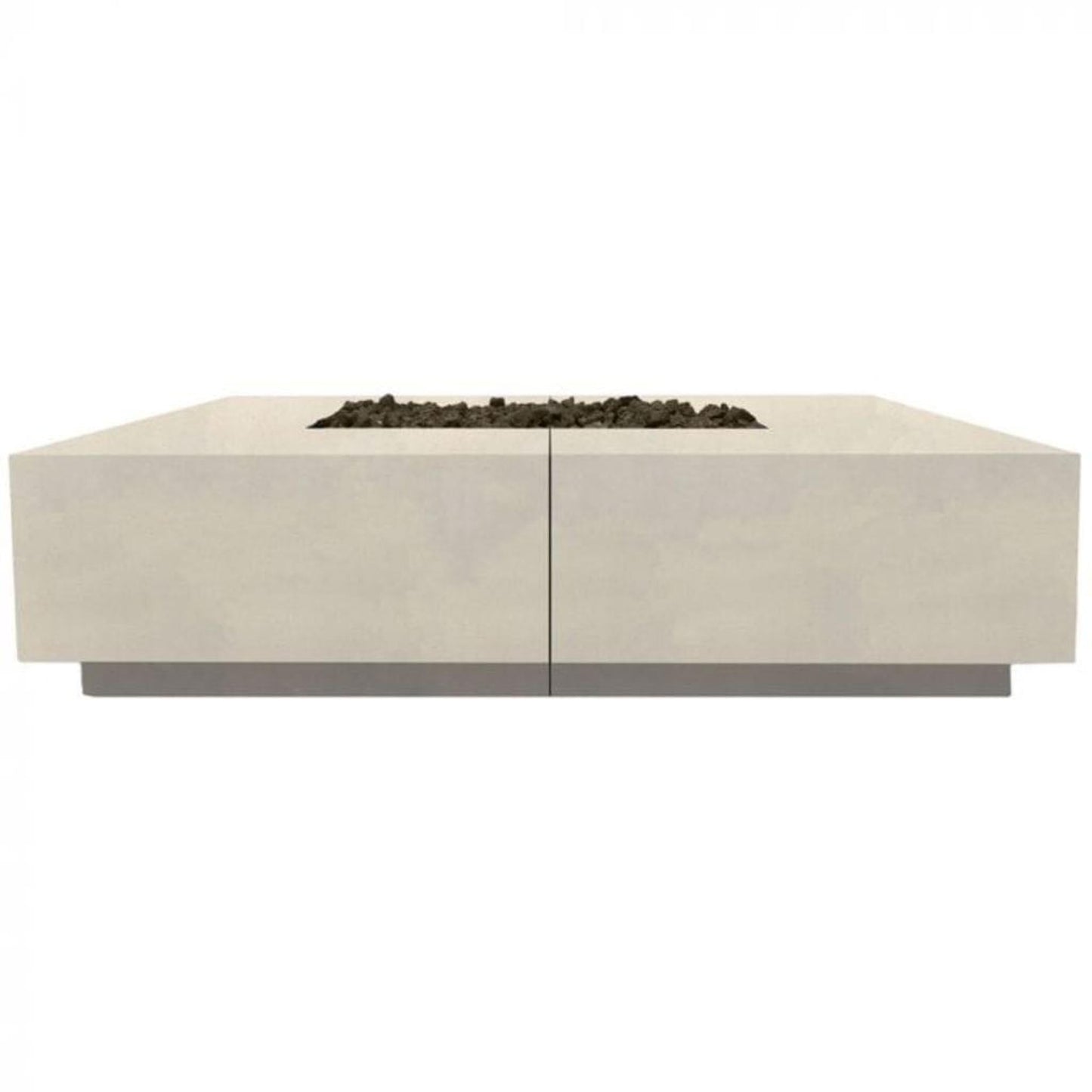 Prism Hardscapes Largo 72" Coastal Glass Fiber Reinforced Cement Liquid Propane Fire Pit Bowl