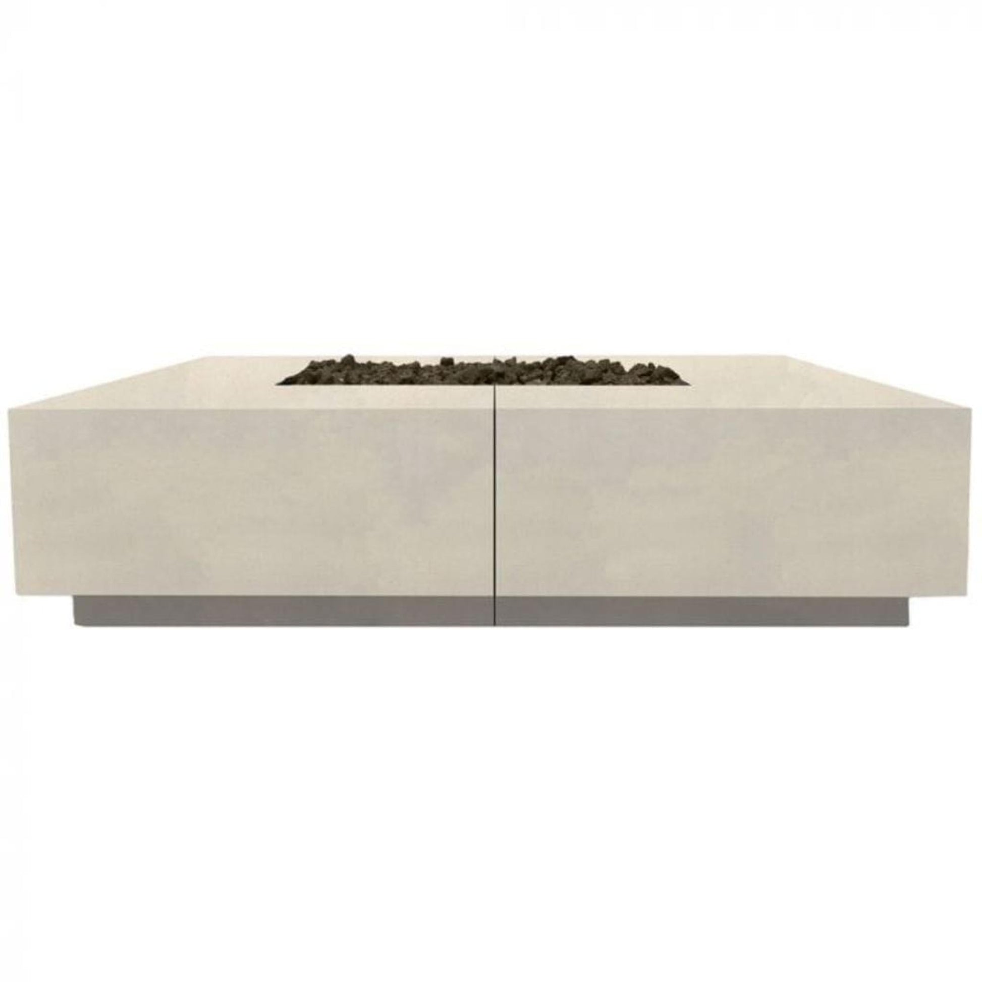 Prism Hardscapes Largo 72" Coastal Glass Fiber Reinforced Cement Liquid Propane Fire Pit Bowl