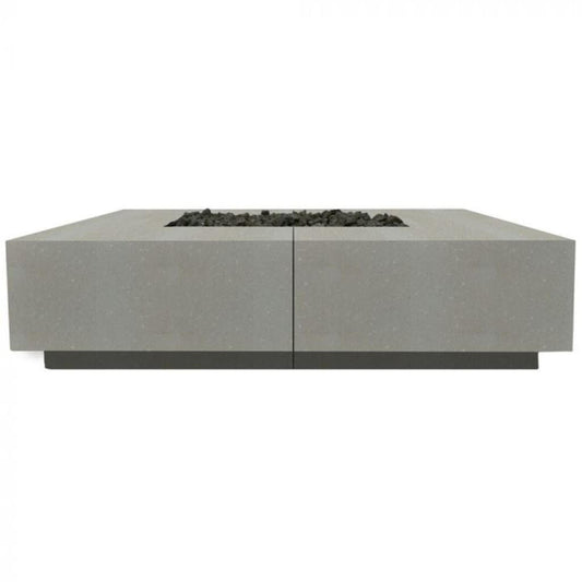 Prism Hardscapes Largo 72" Natural Glass Fiber Reinforced Cement Liquid Propane Fire Pit Bowl