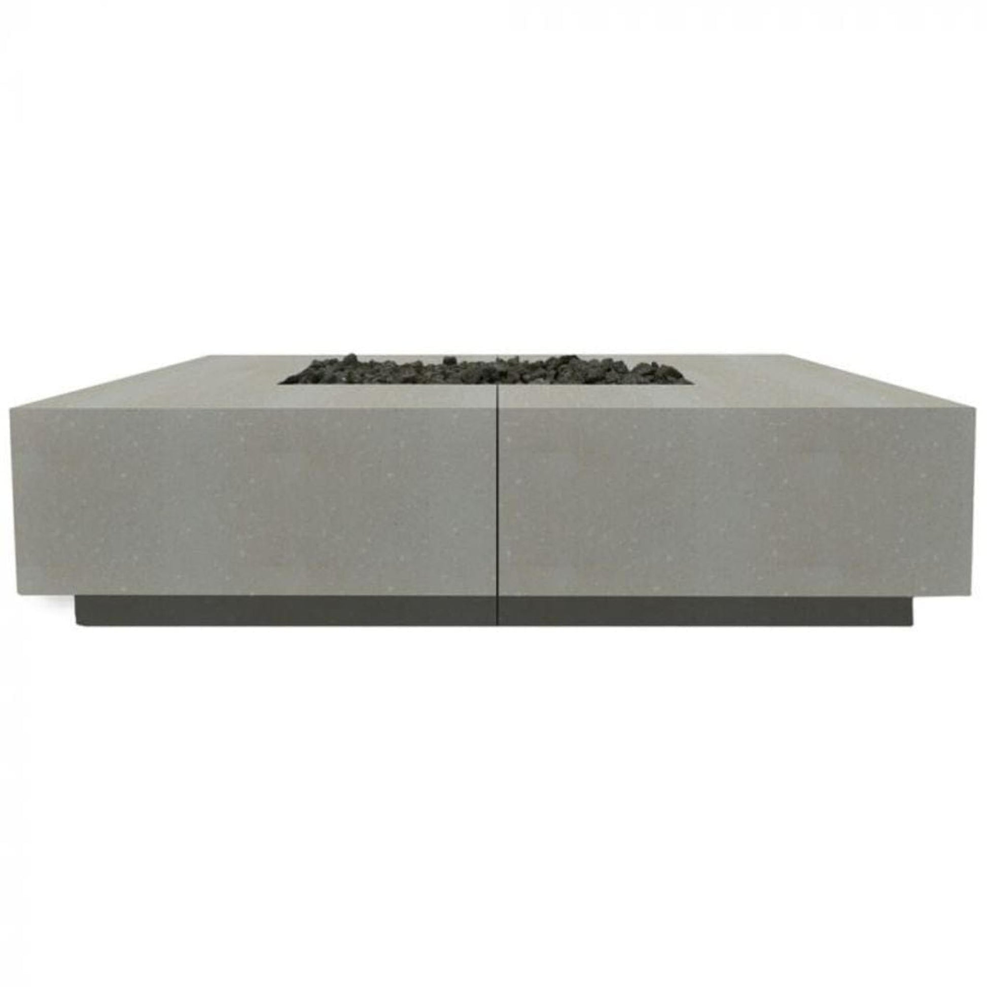 Prism Hardscapes Largo 72" Natural Glass Fiber Reinforced Cement Liquid Propane Fire Pit Bowl