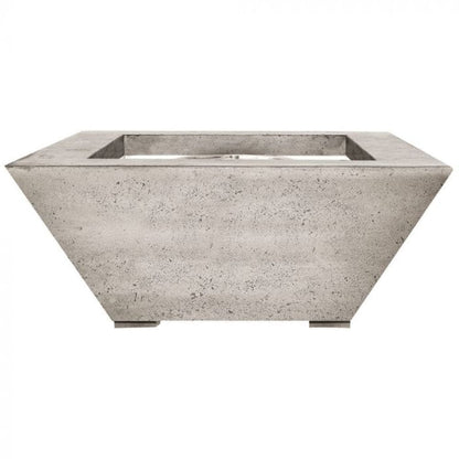 Prism Hardscapes Lombard 42" Natural Square Concrete Natural Gas Fire Pit Table