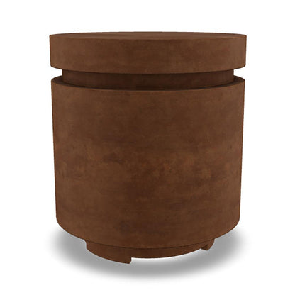 Prism Hardscapes Mod 20" Cafe Round Concrete Propane Tank Enclosure