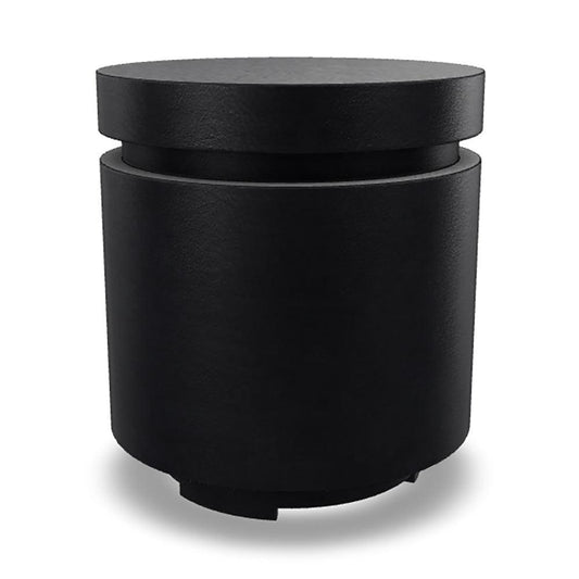 Prism Hardscapes Mod 20" Ebony Round Concrete Propane Tank Enclosure