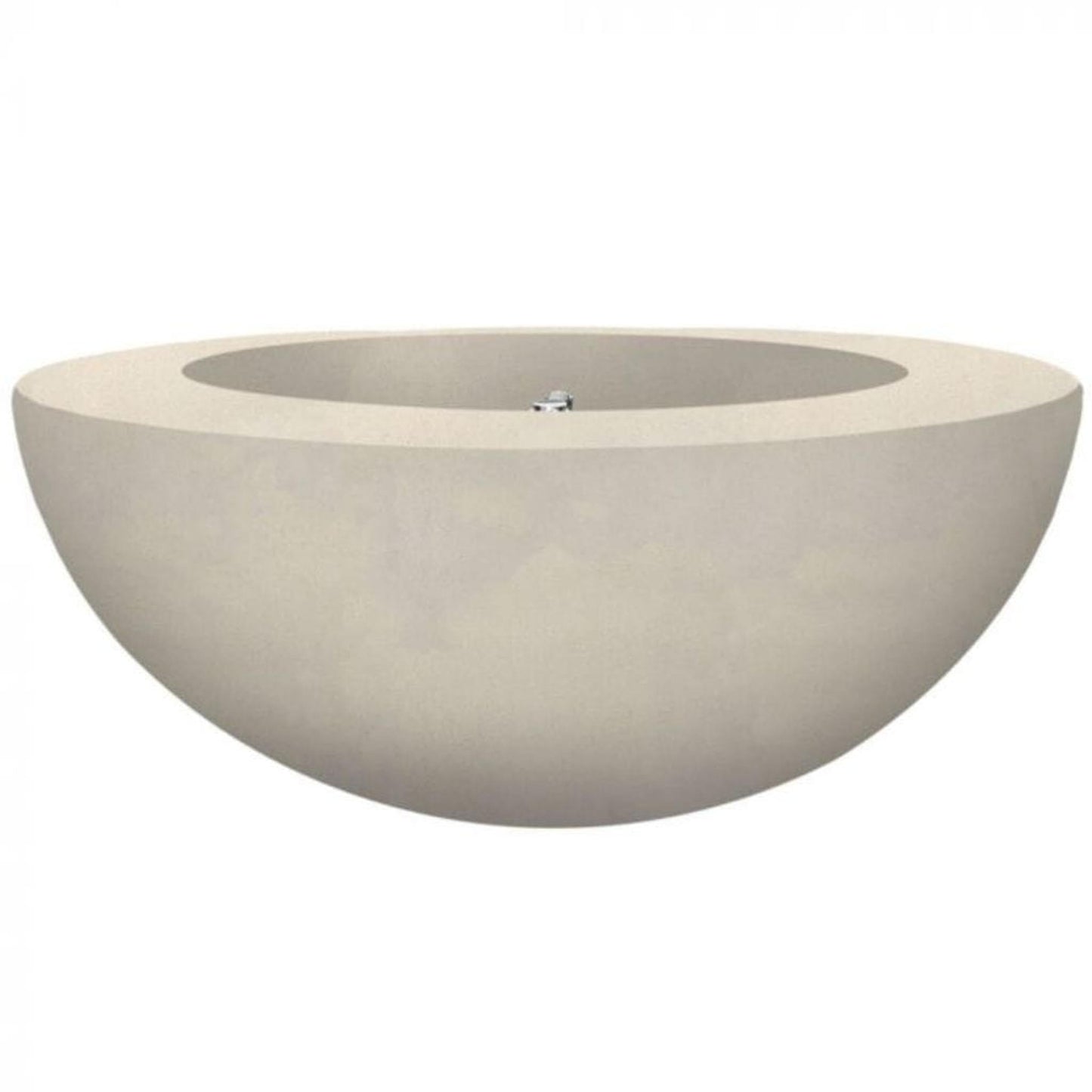 Prism Hardscapes Moderno 5 36" Coastal Round Concrete Propane Gas Fire Pit Bowl