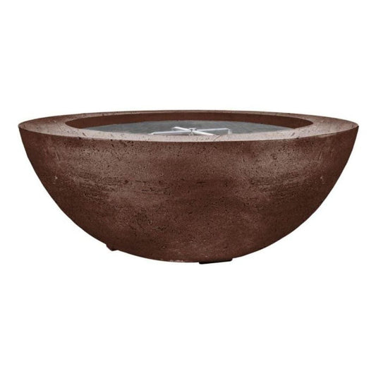 Prism Hardscapes Moderno 6 39" Cafe Round Concrete Propane Gas Fire Pit Bowl
