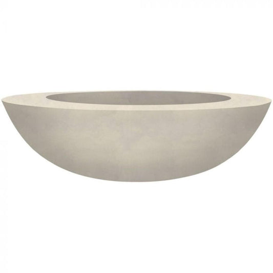 Prism Hardscapes Moderno 70 70" Coastal Round Concrete Natural Gas Fire Pit Bowl