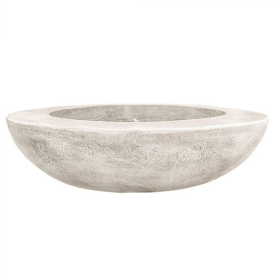 Prism Hardscapes Moderno 70 70" Natural Round Concrete Natural Gas Fire Pit Bowl