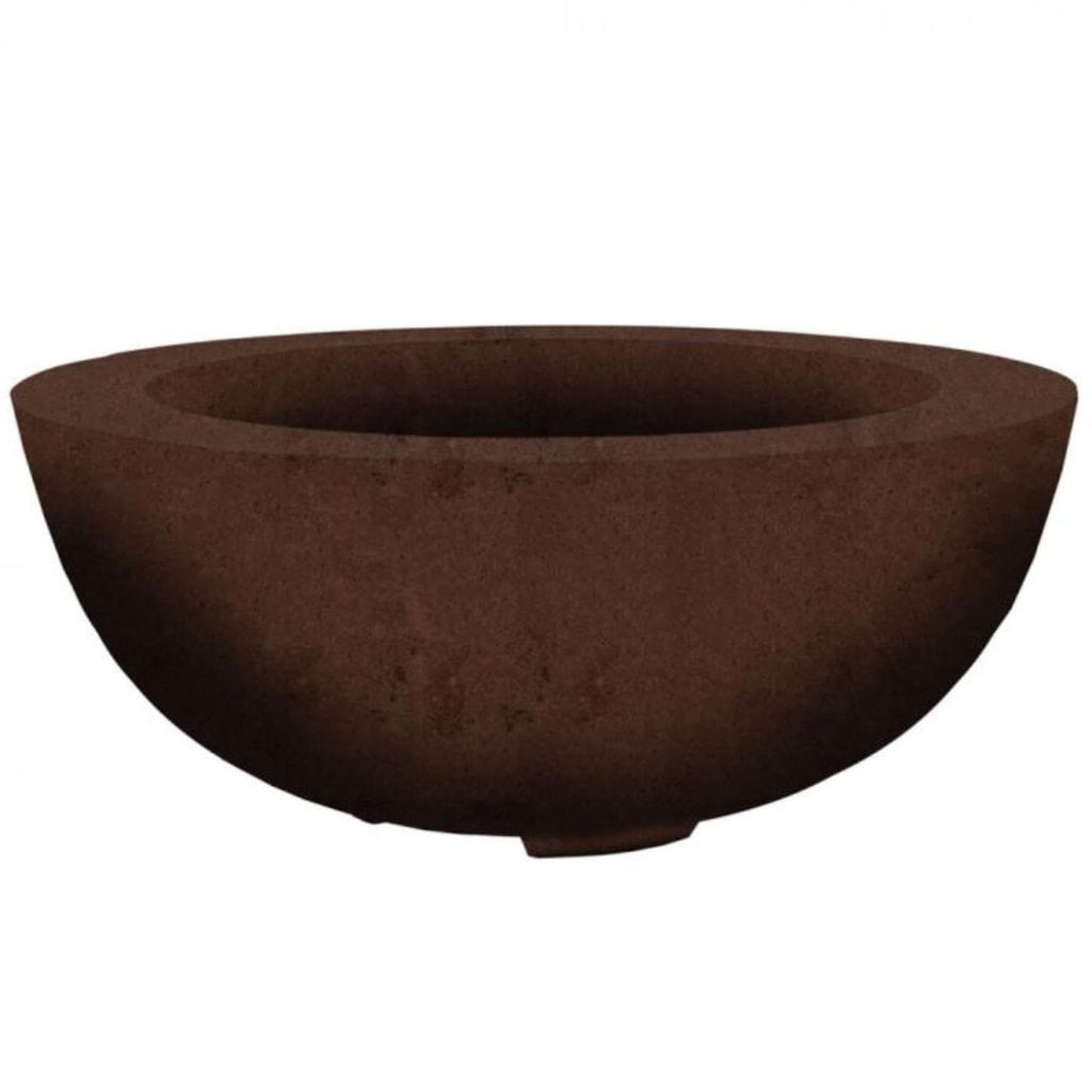 Prism Hardscapes Moderno 8 39" Cafe Round Concrete Natural Gas Fire Pit Bowl